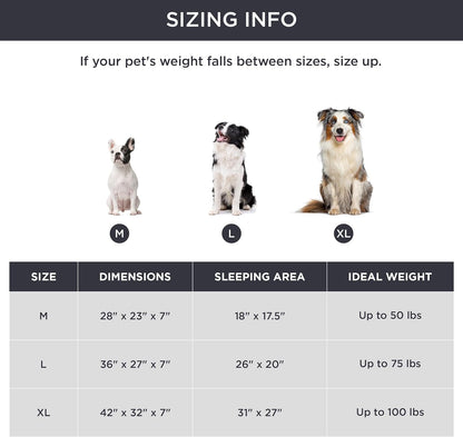 Orthopedic Memory Foam Dog Bed for Medium Dogs - Egg and Memory Foam Sofa with Soft Sherpa Surface, Bolster Design, Removable Washable Cover, Waterproof Layer, and Nonskid Bottom in Grey