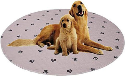 Washable Dog Pee Pads with Puppy Grooming Gloves,Puppy Pads,Reusable Pet Training Pads,Large ,Waterproof Pet Pads for Dog Bed Mat,Super Absorbing Whelping Pads,41X41 Inch (Pack of 2)
