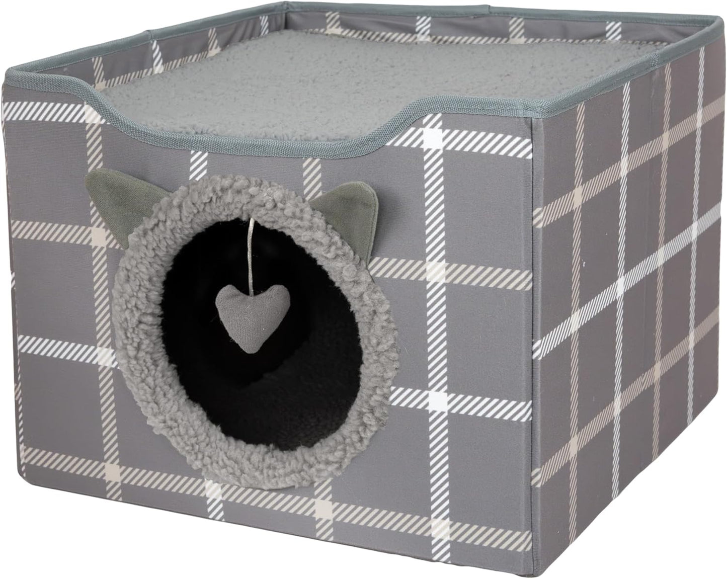 Indoor Cat Cube Furniture, White Cube